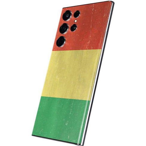 Bolivia Flag Distressed Galaxy S22 Ultra Skin