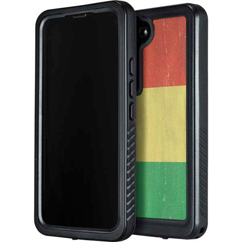 Bolivia Flag Distressed Galaxy S23 Plus Waterproof Case
