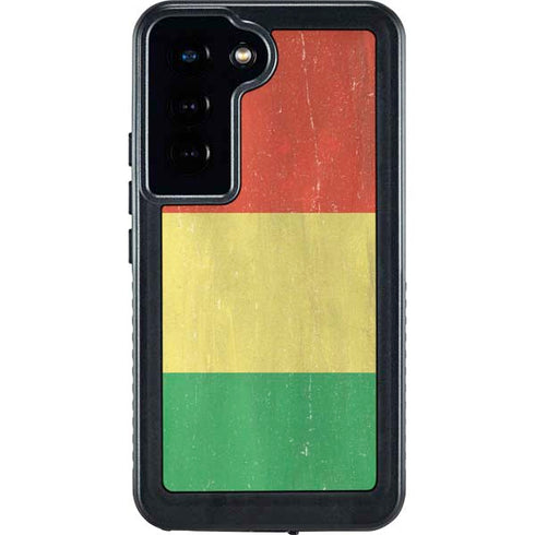 Bolivia Flag Distressed Galaxy S23 Waterproof Case