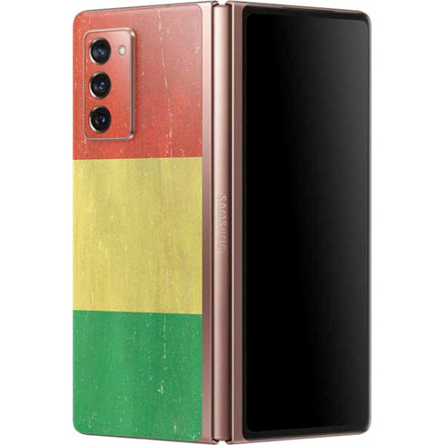 Bolivia Flag Distressed Galaxy Z Fold2 5G Skin