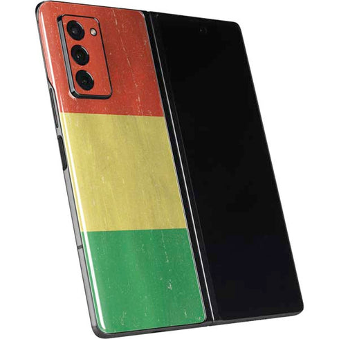 Bolivia Flag Distressed Galaxy Z Fold2 5G Skin