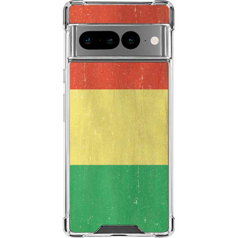 Bolivia Flag Distressed Google Pixel 7 Pro Clear Case