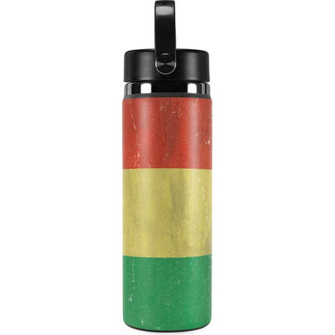 Bolivia Flag Distressed Hydro Flask 20oz Wide Mouth Skin