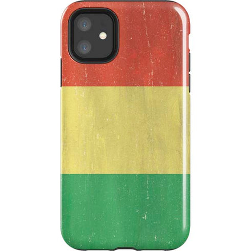 Bolivia Flag Distressed iPhone 11 Impact Case