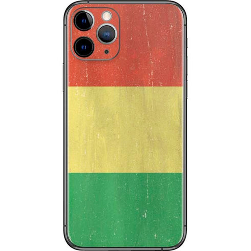 Bolivia Flag Distressed iPhone 11 Pro Skin