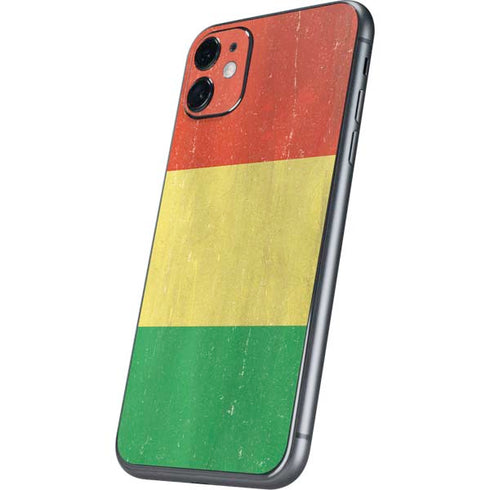 Bolivia Flag Distressed iPhone 11 Skin