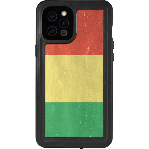 Bolivia Flag Distressed iPhone 12 Pro Max Waterproof Case