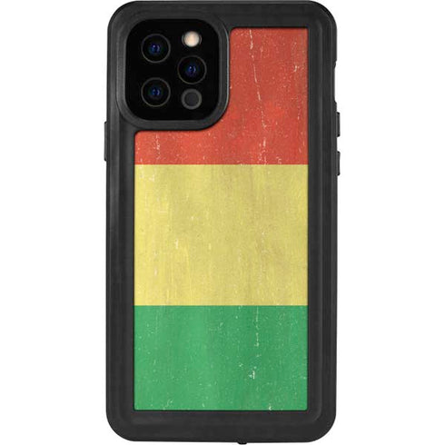 Bolivia Flag Distressed iPhone 12 Pro Waterproof Case