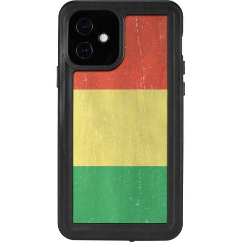 Bolivia Flag Distressed iPhone 12 Waterproof Case