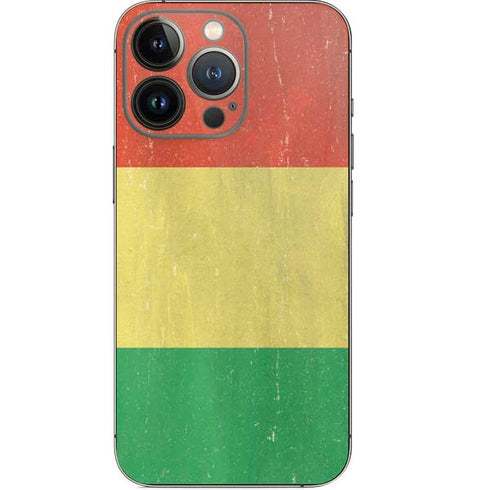 Bolivia Flag Distressed iPhone 13 Pro Skin