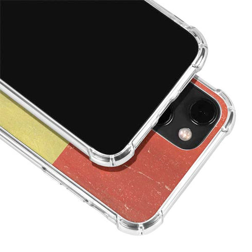 Bolivia Flag Distressed iPhone 15 Plus Clear Case