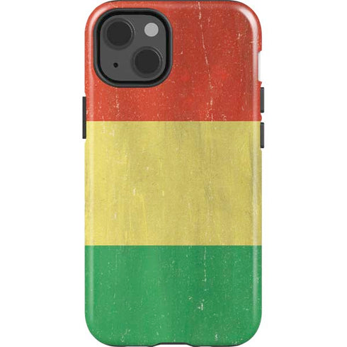 Bolivia Flag Distressed iPhone 14 Impact Case