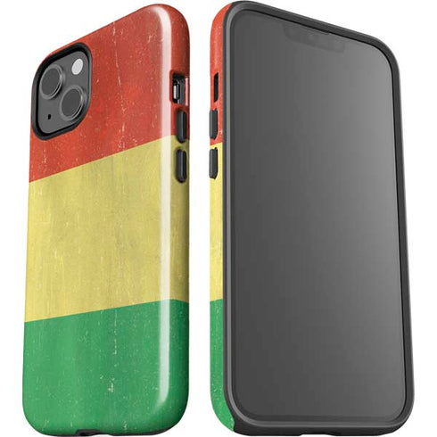 Bolivia Flag Distressed iPhone 14 Impact Case