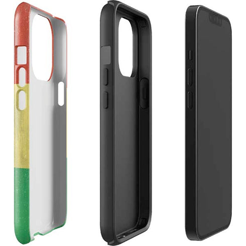 Bolivia Flag Distressed iPhone 14 Pro Impact Case