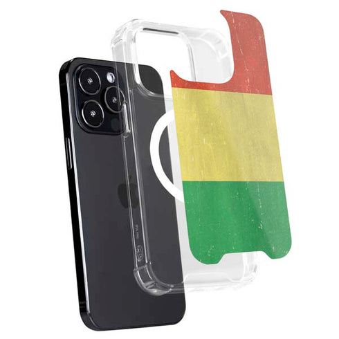Bolivia Flag Distressed iPhone 14 Pro Max MagSafe Case