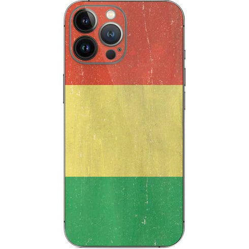 Bolivia Flag Distressed iPhone 14 Pro Max Skin