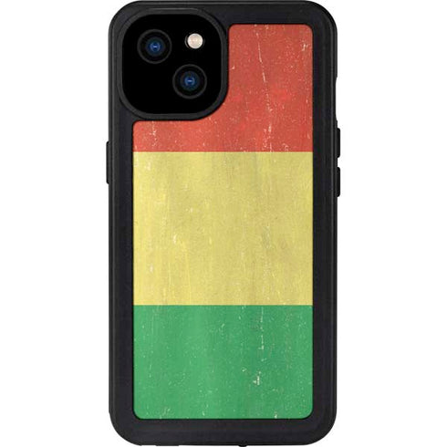 Bolivia Flag Distressed iPhone 15 Plus Waterproof Case