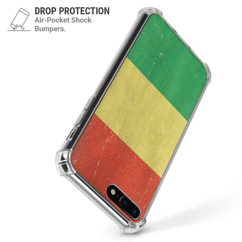 Bolivia Flag Distressed iPhone 7/8 Plus Clear Case