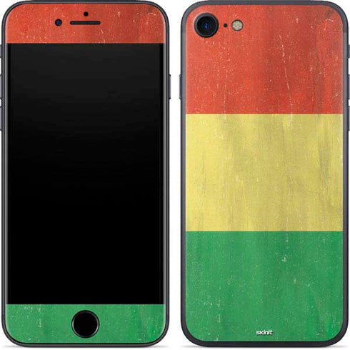 Bolivia Flag Distressed iPhone 8 Skin