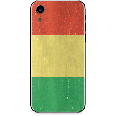 Bolivia Flag Distressed iPhone XR Skin