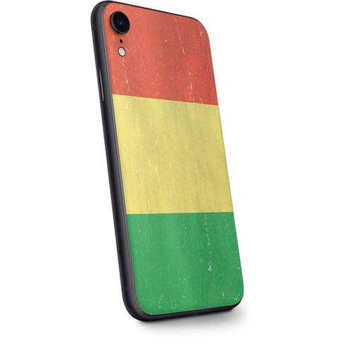 Bolivia Flag Distressed iPhone XR Skin