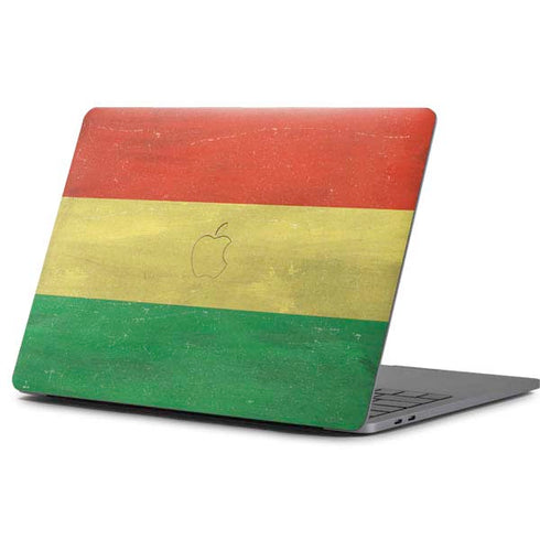 Bolivia Flag Distressed Apple MacBook Pro 13-inch Skin