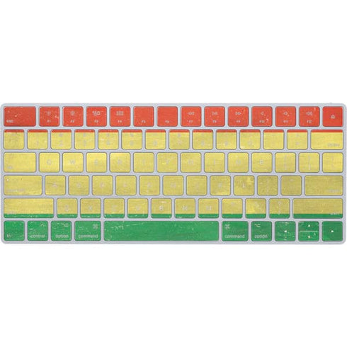 Bolivia Flag Distressed Magic Keyboard Skin