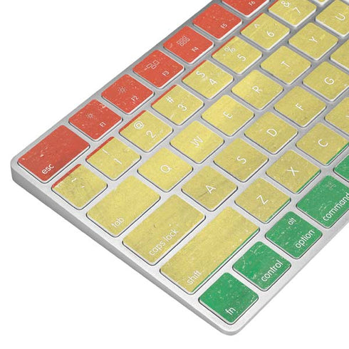 Bolivia Flag Distressed Magic Keyboard Skin
