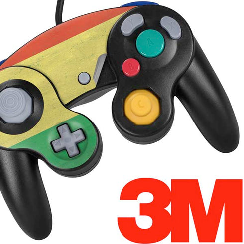 Bolivia Flag Distressed Nintendo GameCube Controller Skin