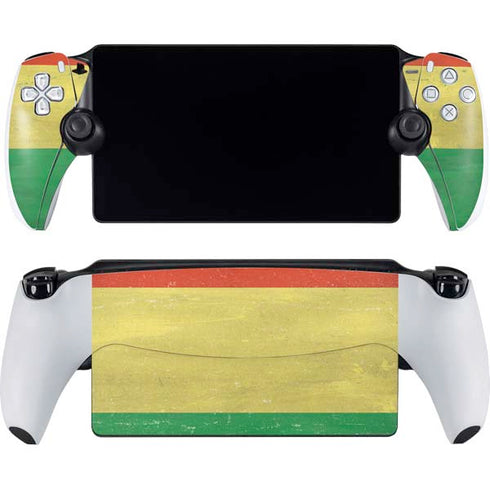 Bolivia Flag Distressed PlayStation Portal Remote Player Skin