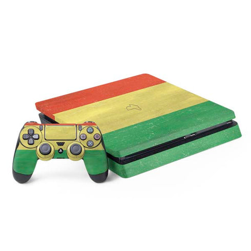 Bolivia Flag Distressed PS4 Slim Bundle Skin