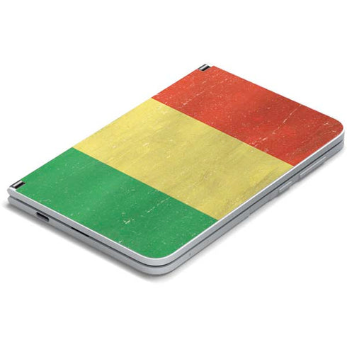 Bolivia Flag Distressed Surface Duo Skin