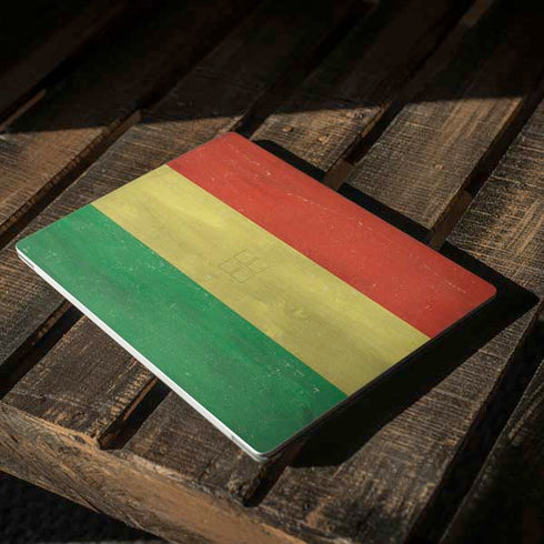 Bolivia Flag Distressed Surface Laptop 3 13.5in Skin