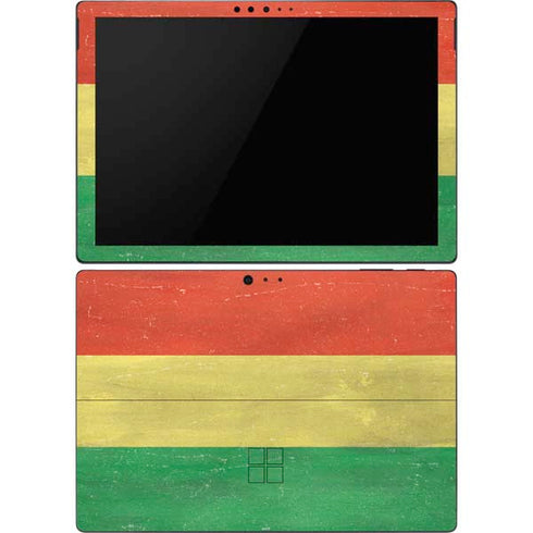 Bolivia Flag Distressed Surface Pro 6 Skin