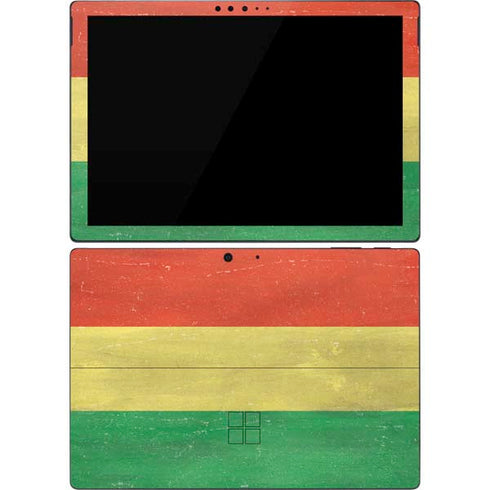 Bolivia Flag Distressed Surface Pro 7 Skin
