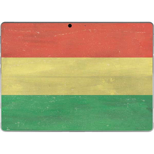 Bolivia Flag Distressed Surface Pro 8 Skin