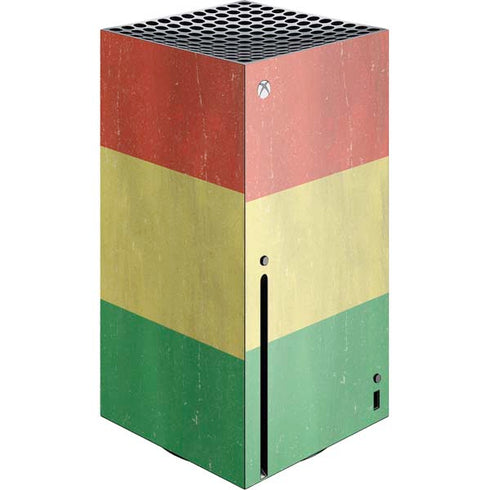 Bolivia Flag Distressed Xbox Series X Console Skin