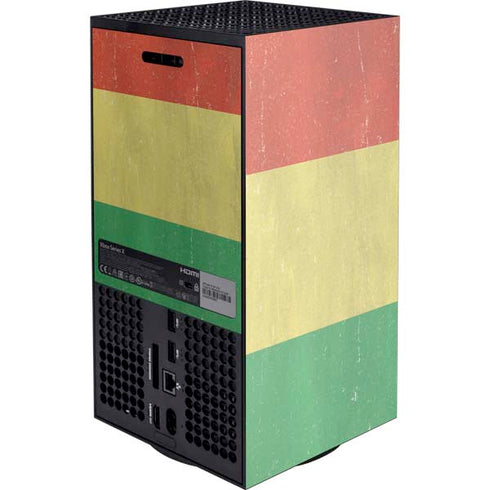 Bolivia Flag Distressed Xbox Series X Console Skin