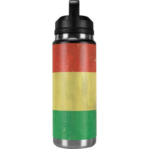 Bolivia Flag Distressed YETI Rambler 26oz Bottle Skin
