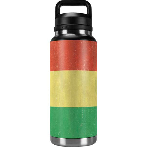 Bolivia Flag Distressed YETI Rambler 36oz Bottle Skin
