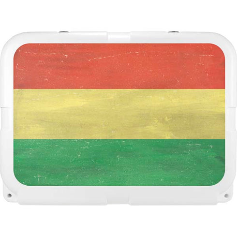 Bolivia Flag Distressed YETI Tundra 35 Hard Cooler Skin
