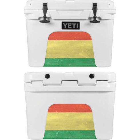 Bolivia Flag Distressed YETI Tundra 35 Hard Cooler Skin