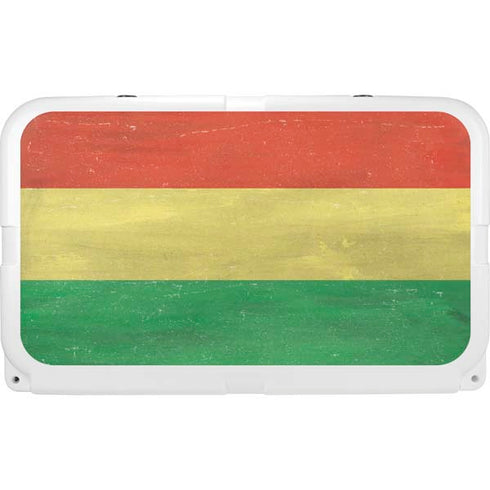 Bolivia Flag Distressed YETI Tundra 45 Hard Cooler Skin