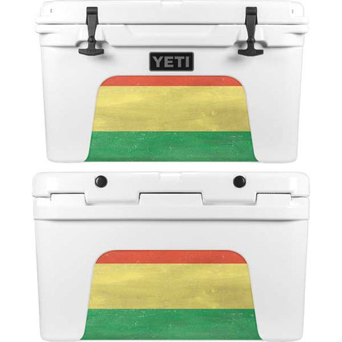 Bolivia Flag Distressed YETI Tundra 45 Hard Cooler Skin