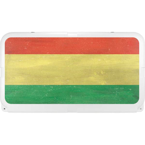 Bolivia Flag Distressed YETI Tundra 75 Hard Cooler Skin