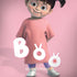 Disney Monsters Inc. Boo Portrait Amazon Echo Skin