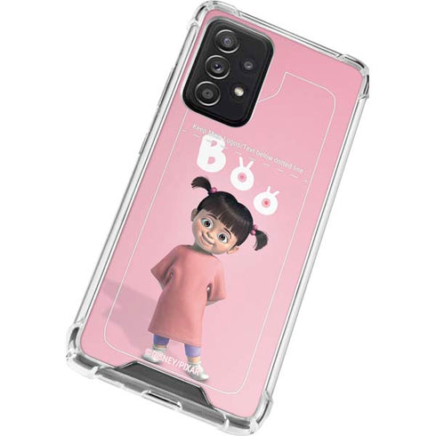 Disney Monsters Inc. Boo Portrait Galaxy A72 5G Clear Case