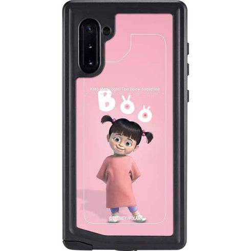 Disney Monsters Inc. Boo Portrait Galaxy Note 10 Waterproof Case
