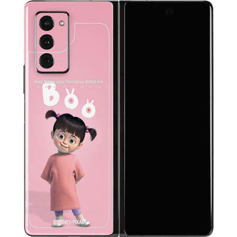 Disney Monsters Inc. Boo Portrait Galaxy Z Fold2 5G Skin