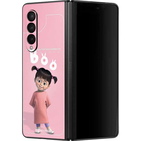 Disney Monsters Inc. Boo Portrait Galaxy Z Fold3 5G Skin